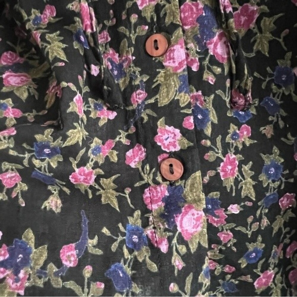 FREE PEOPLE Black Floral Blouse - Picture 9 of 13
